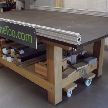 Router sled table assembly